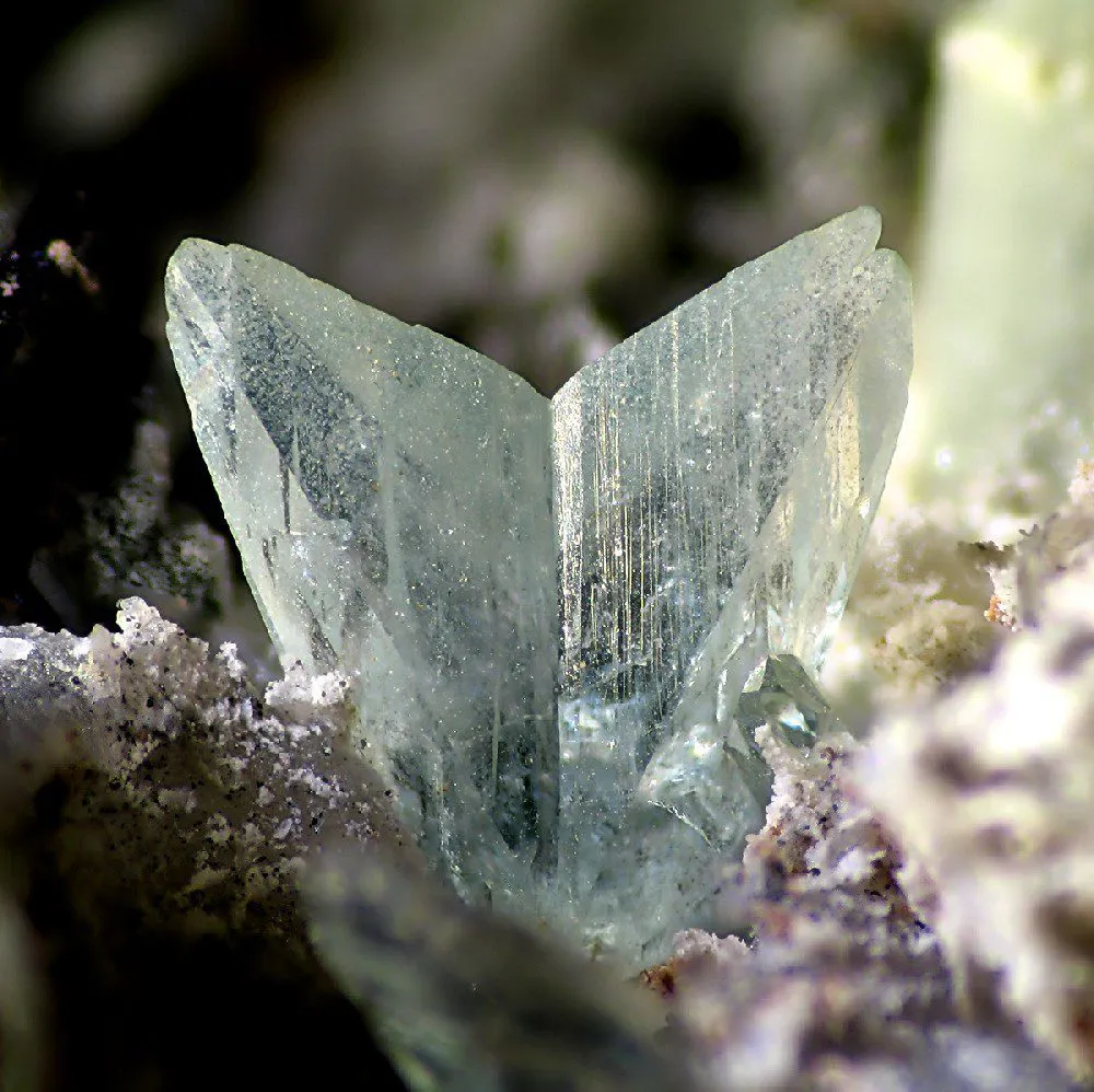 phosphophyllite crystal - Germany