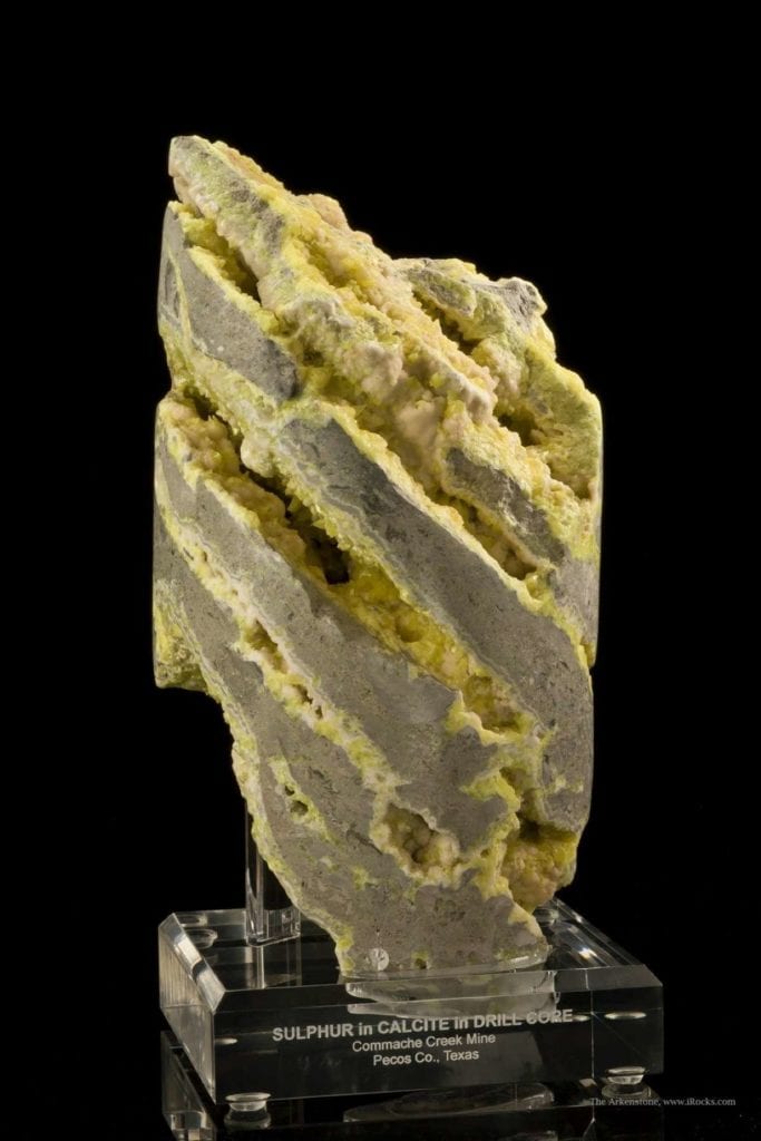 sulfur drill core - Texas