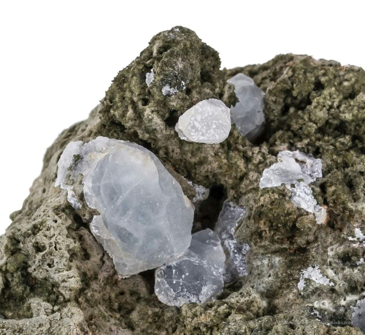 Haüynes on basalt - Italy