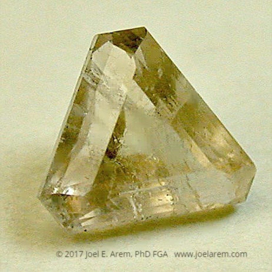 faceted zektzerite, 0.42 cts