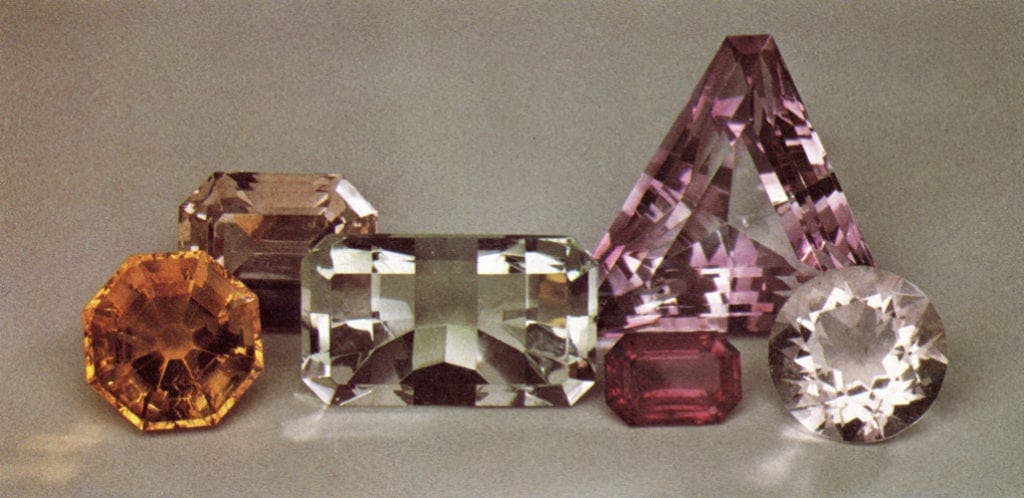faceted fluorites