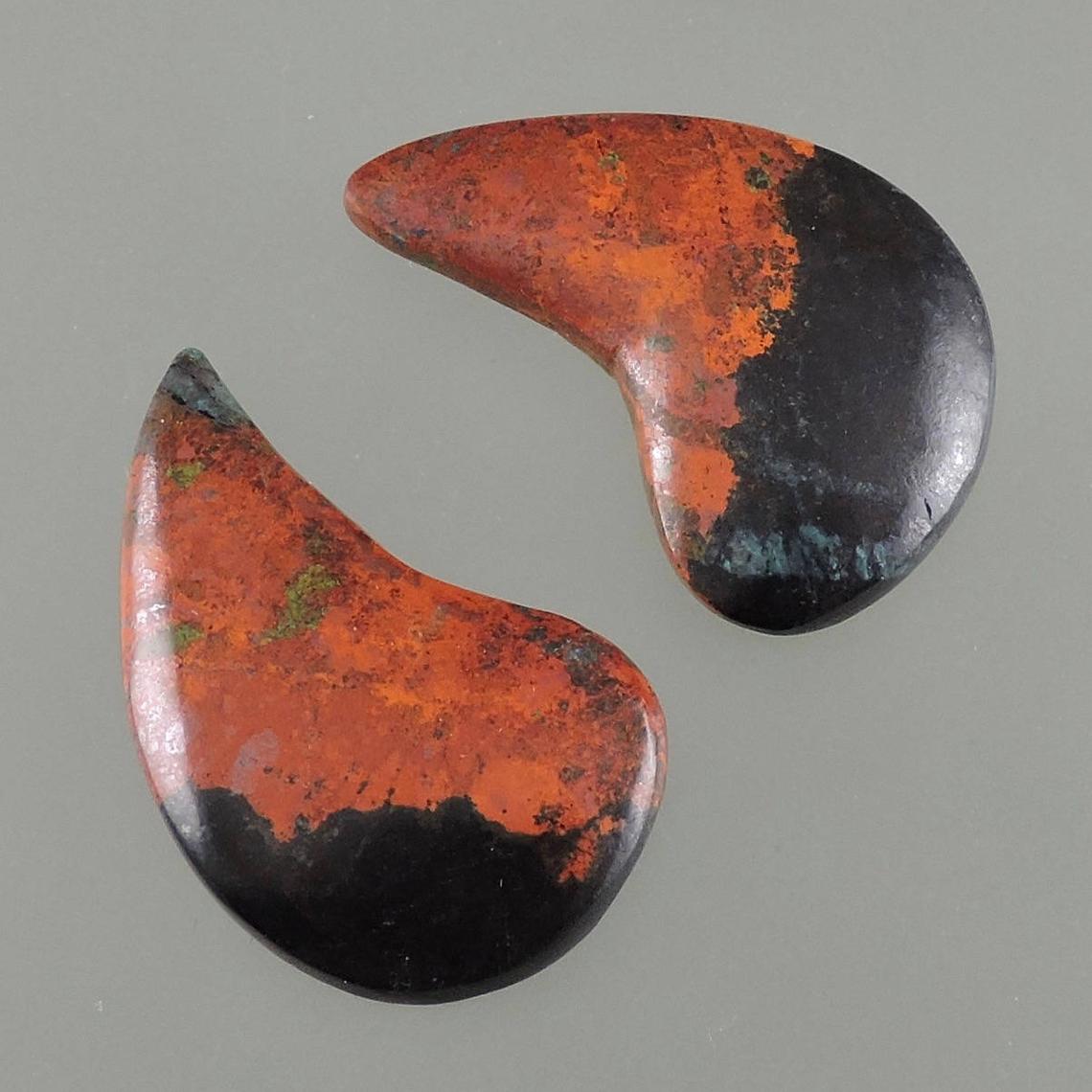 Sonoran Sunrise cuprite cabochons - Sonora, Mexico