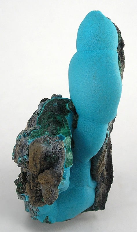 chrysocolla - stalactite