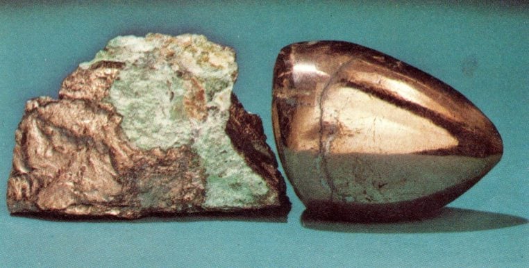 niccolite - rough and cabochon