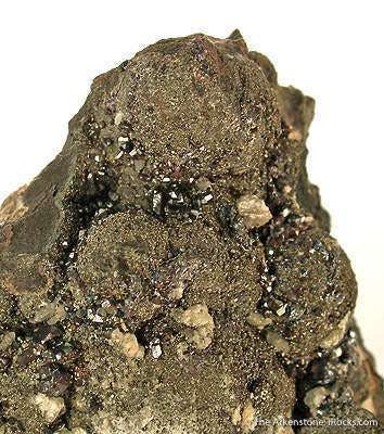 small pyrargyrites on arsenic matrix - Germany