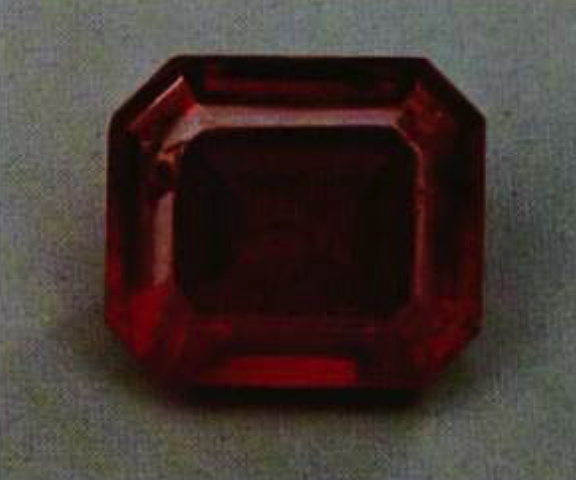 realgar - faceted