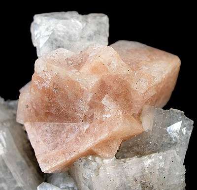 chabazite - salmon pink