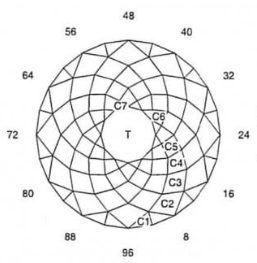 24 Rose: Faceting Design Diagram