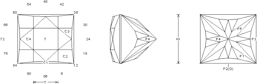 Chinese Checker gem design