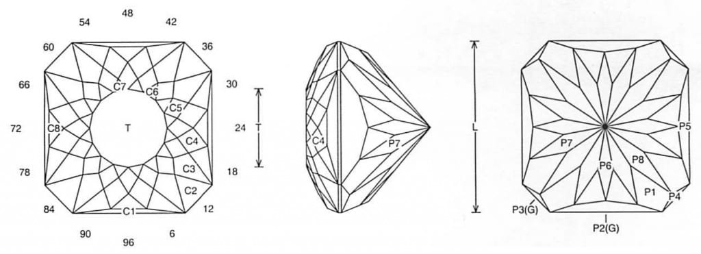 Crystal Glitter Squared Jeff Graham Facet Design