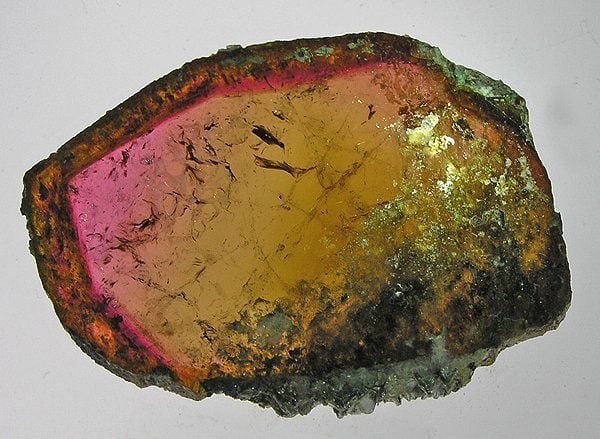 Tourmaline - Madagascar, rind and center