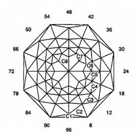 Rattle 2 Bead: Faceting Design Diagram