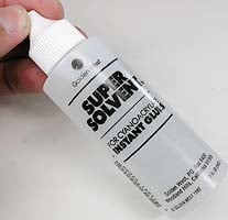 Super glue solvent 