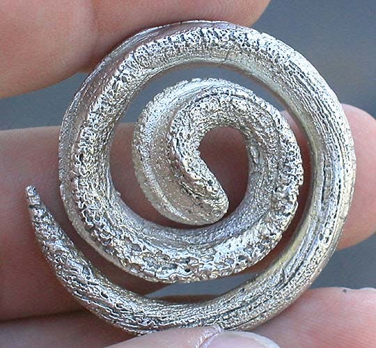 texture - precious metal clay jewelry
