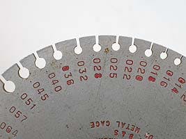 gem girdle thickness - range of gauge values