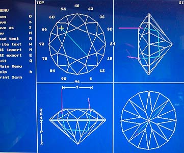 GemCad - standard round brilliant