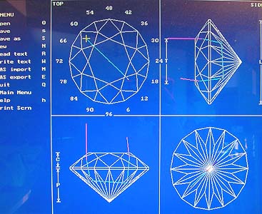 GemCab - round brilliant with split mains