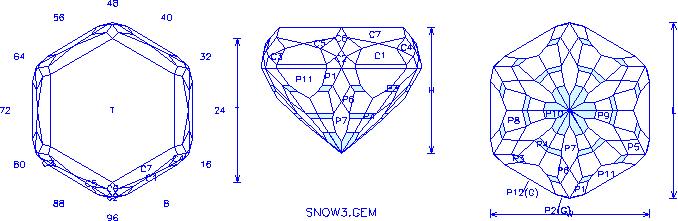 Sonoran Snowflake - diagrams