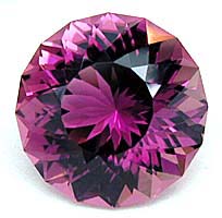 Simple Portuguese gem design - cut rubellite