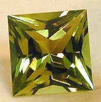 Green Cross-Point gem design