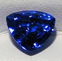 Ceylon blue trillion/sapphire facet