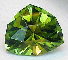 Samurai in green Tourmaline/tourmaline faceting