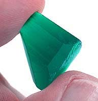 created gemstones - hydrothermal grown emerald
