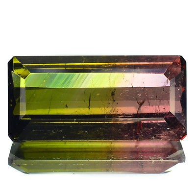 Tourmaline - 3.82cts Untreated Quality Fancy Piece Watermelon Bi Color Natural Tourmaline