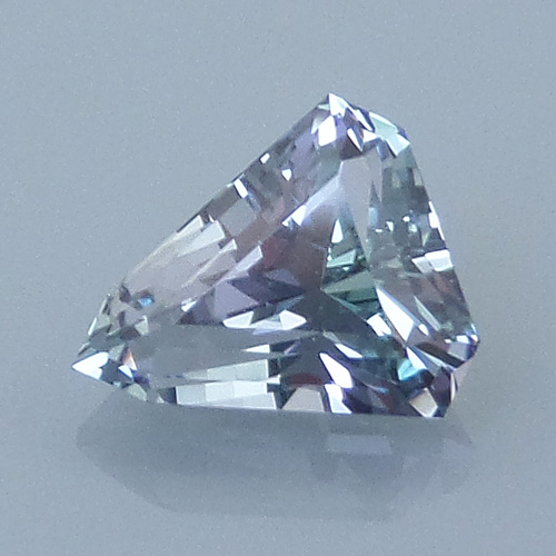 Finished version of Fancy Arrowhead Cut Tanzanite