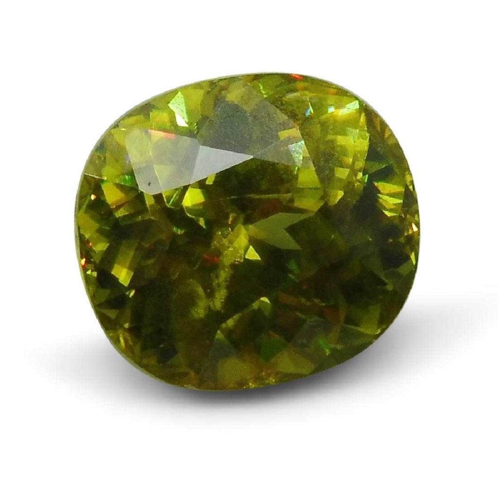 cushion-cut sphene, Pakistan - gemology career options