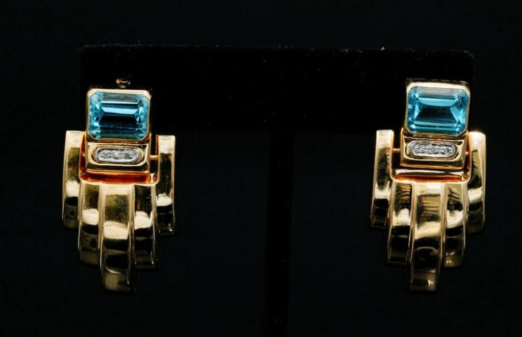 aquamarine earrings