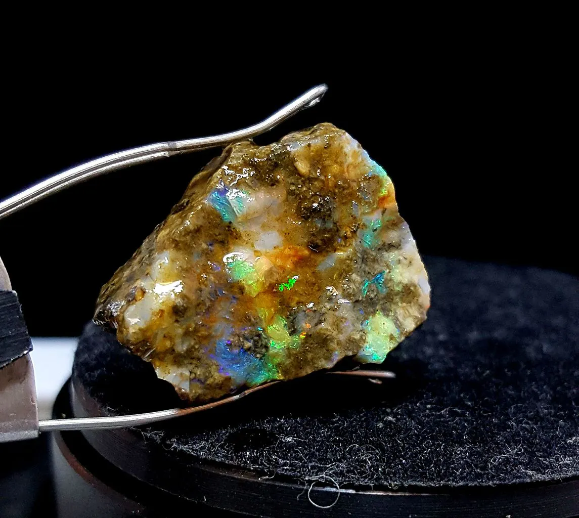 Opal on matrix, Slovakia - opal and pearl care guide