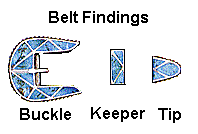 jewelry attachments and findings - belt buckle