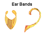 gem earrings - ear bands