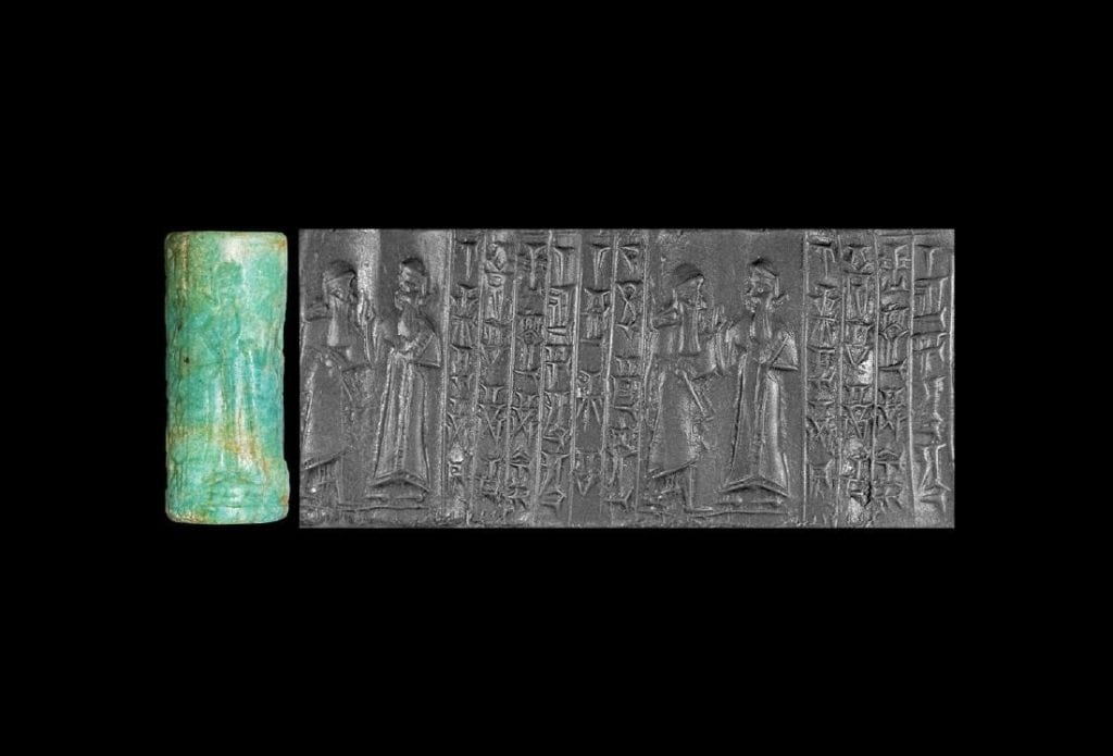 Babylonian cylinder seal