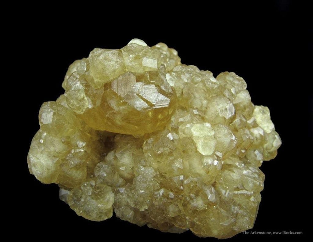 grossular crystal cluster - China