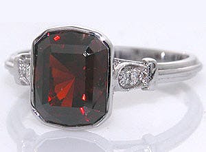 Malaia Garnet Ring
