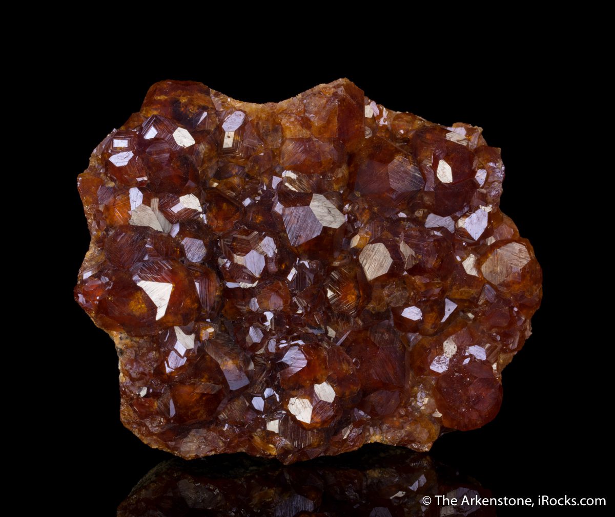 spessartite crystals - China
