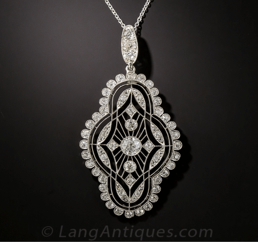 Belle Époque Jewelry Edwardian Pendant