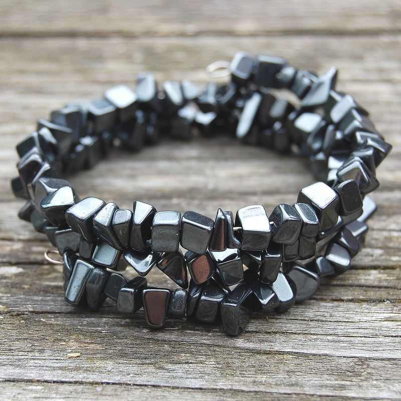 hematite - metallic luster