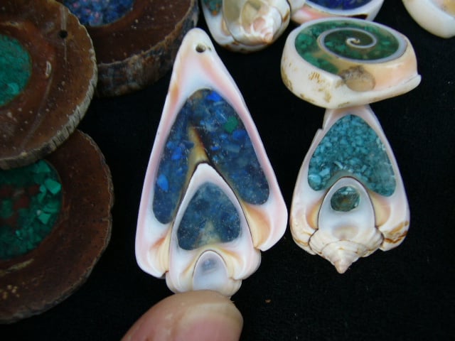 Shell Jewelry - Gemstone Acid Testing