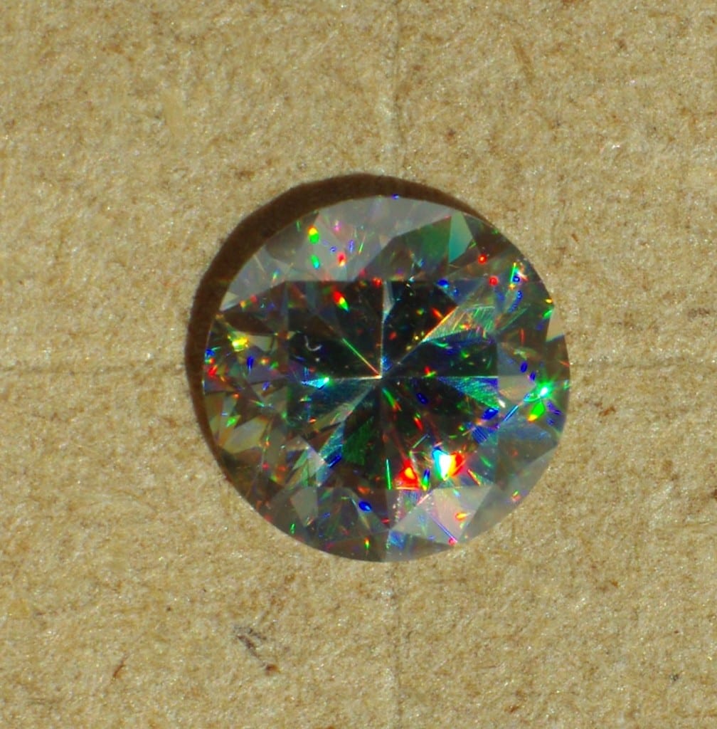 gemstone dispersion - rutile