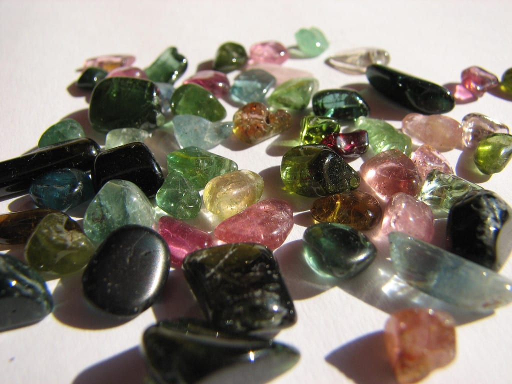 tourmalines - gemstone transparency