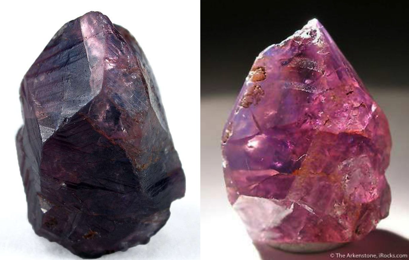 color-zoned corundum - Tanzania