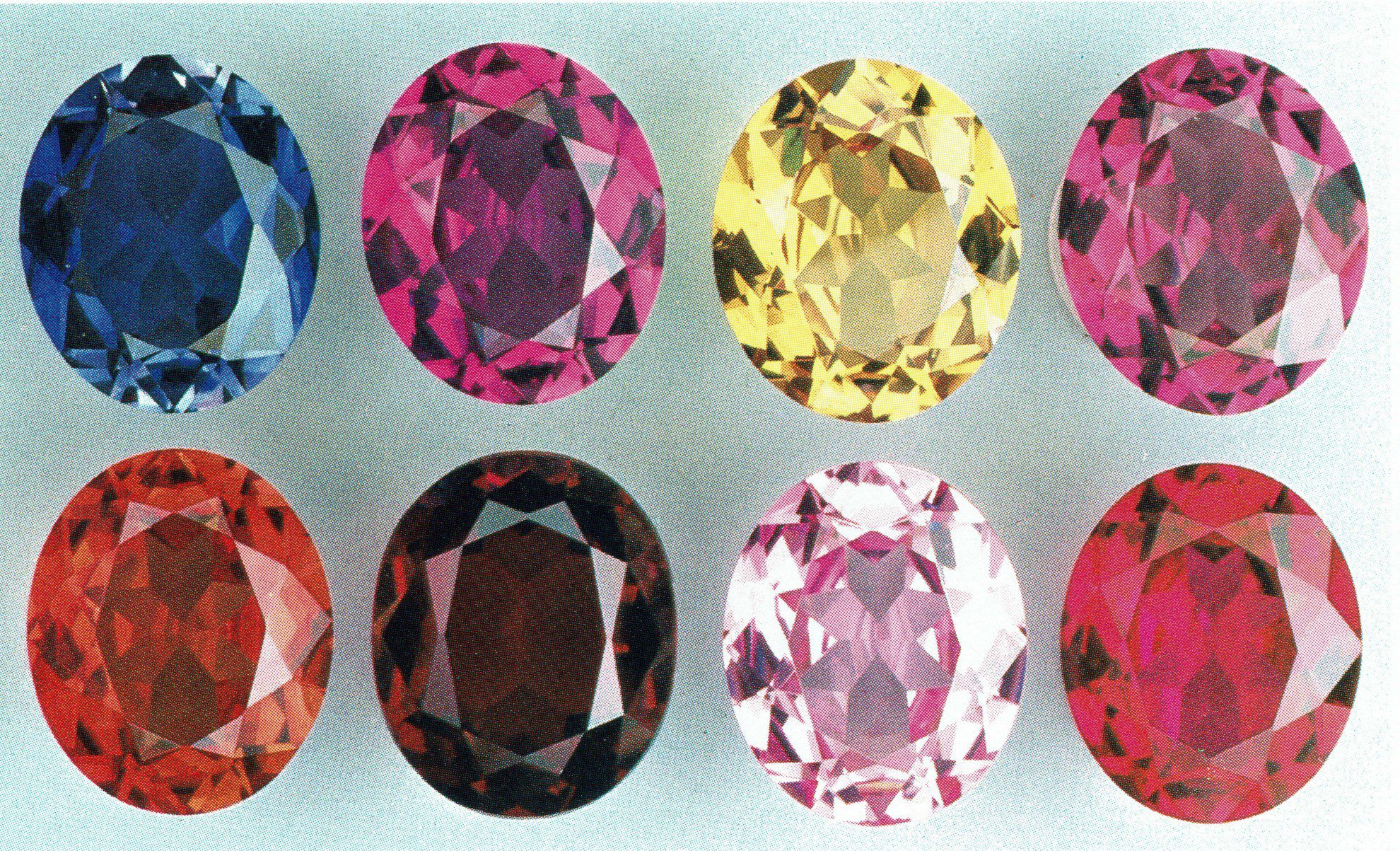 synthetic corundum gems