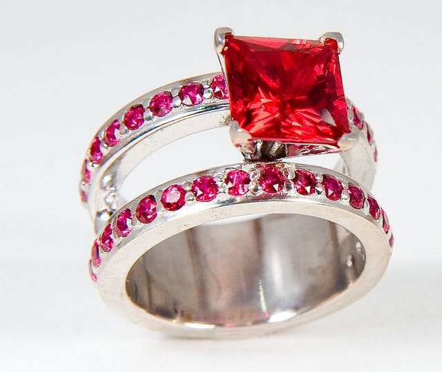 ruby engagement/wedding ring - gemstone wholesale prices