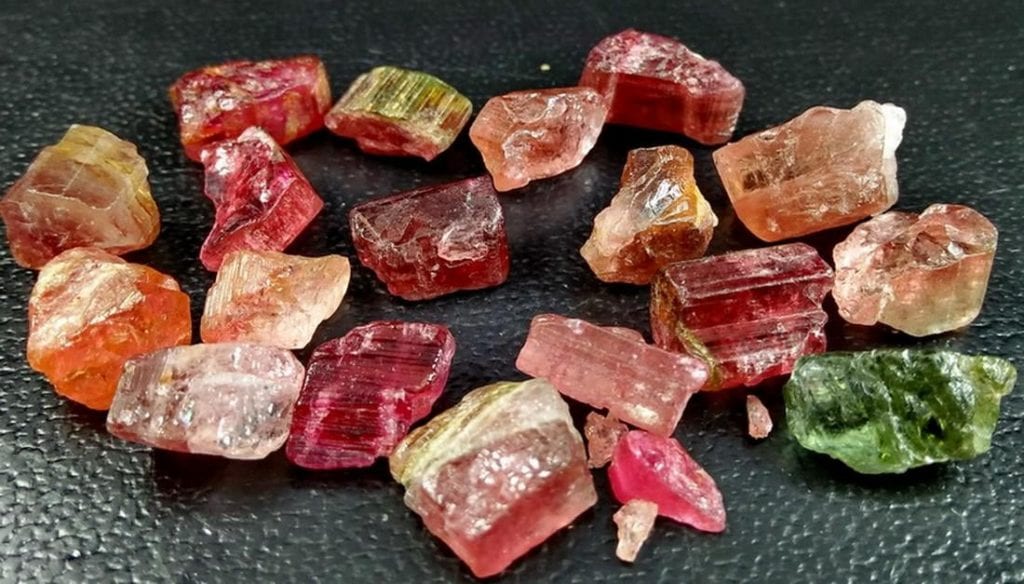 rough tourmaline