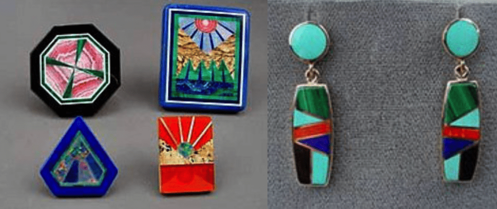 gemstone doublets - intarsia and inlay