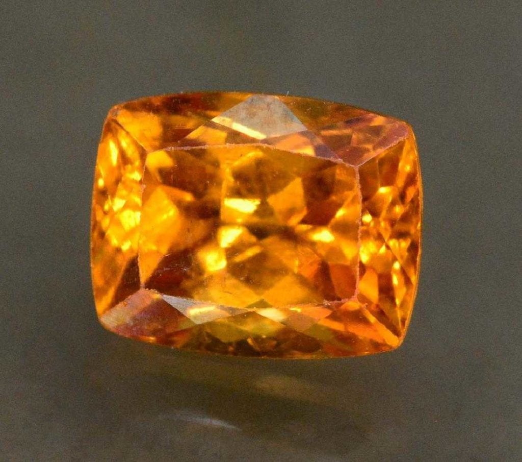 spessartite garnet - glossary of faceting terms