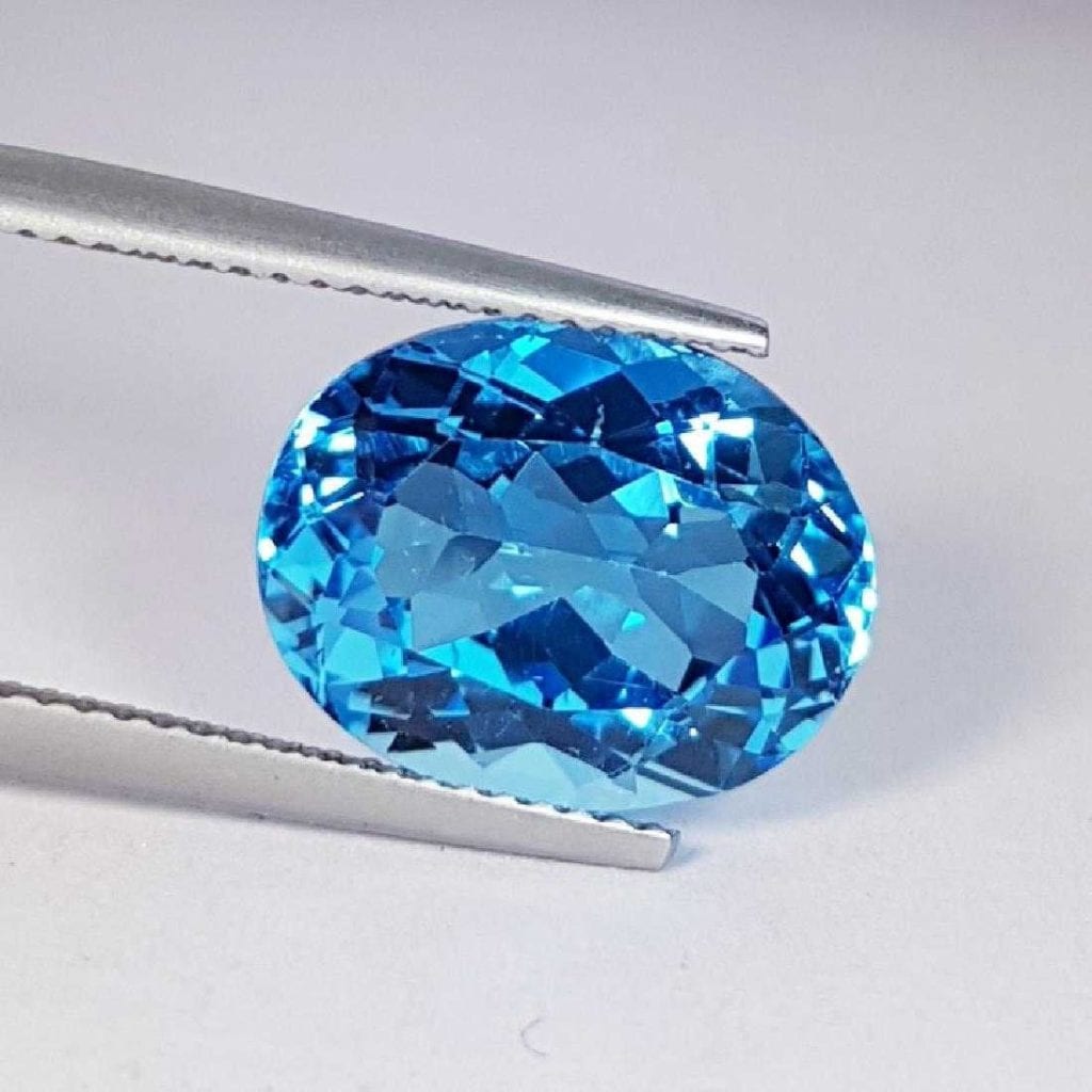 Swiss blue topaz